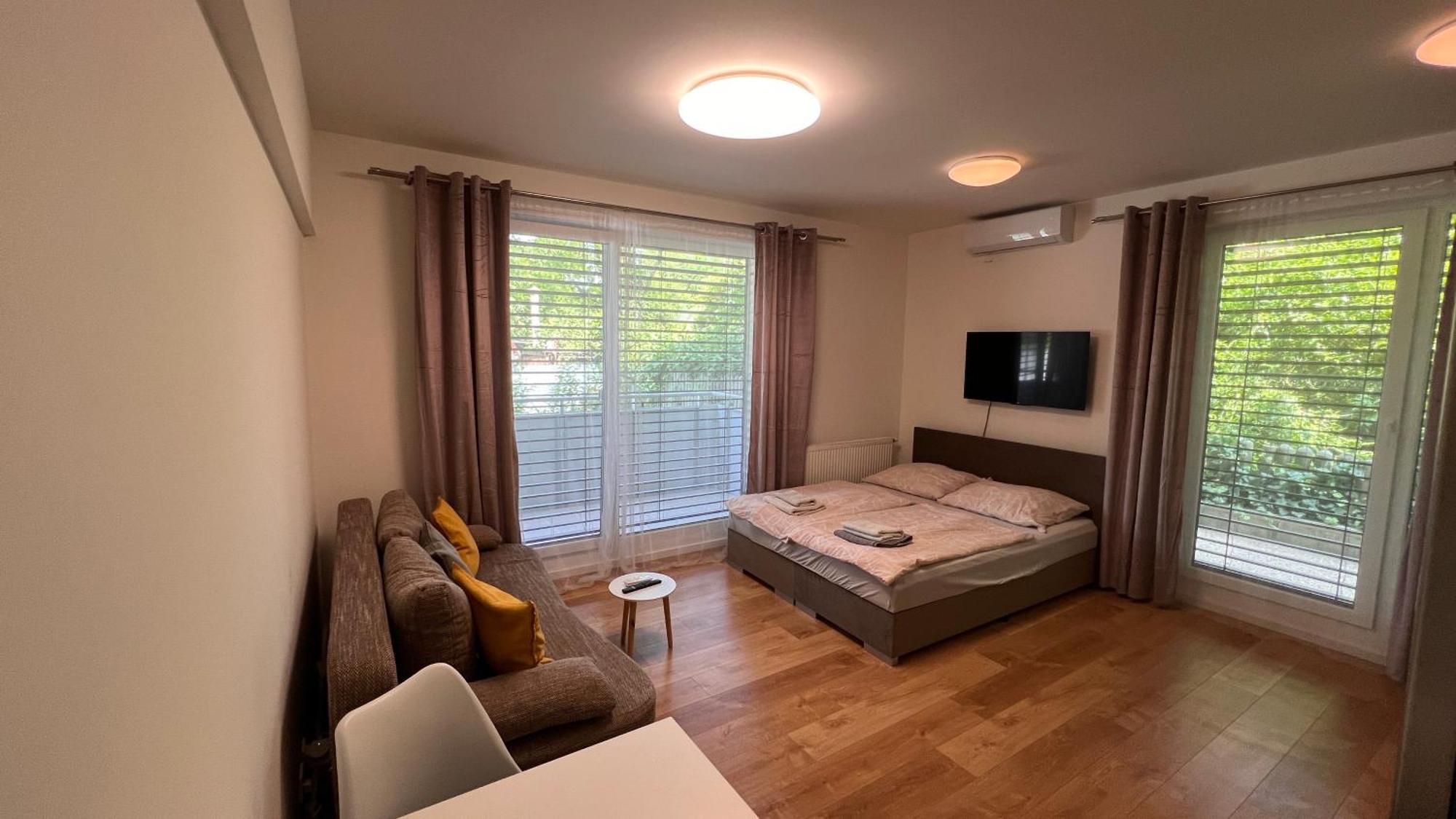 Air Conditioned 1 Apartment, With Garden, New Building Apartmán Bratislava